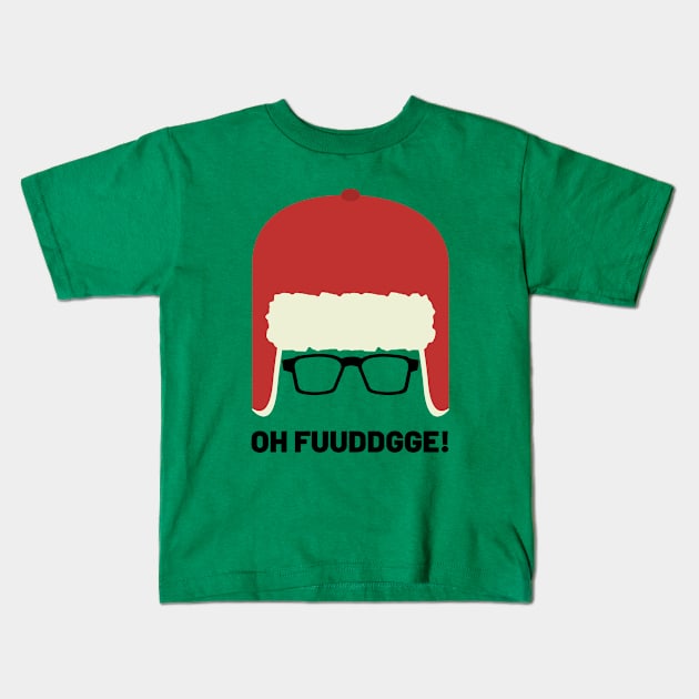 Oh Fudddgggeeee Kids T-Shirt by playerpup